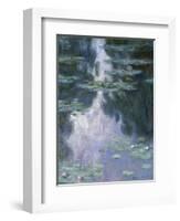 Water Lilies, 1907-Claude Monet-Framed Giclee Print