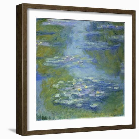 Water Lilies, 1907-Claude Monet-Framed Giclee Print