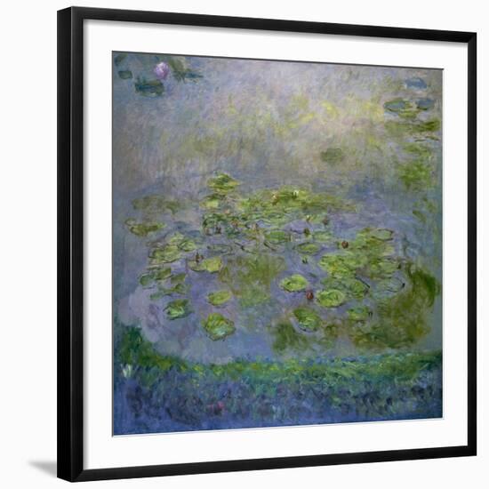 Water Lilies, 1914-1917-Claude Monet-Framed Giclee Print