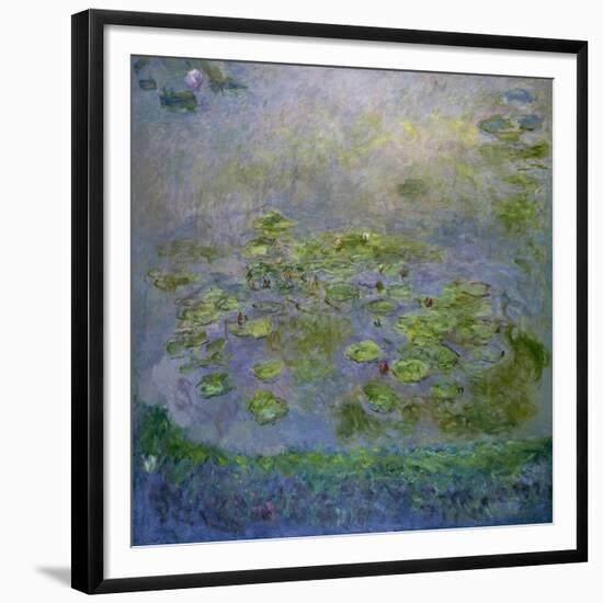 Water Lilies, 1914-1917-Claude Monet-Framed Giclee Print