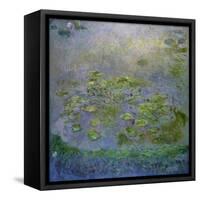 Water Lilies, 1914-1917-Claude Monet-Framed Stretched Canvas