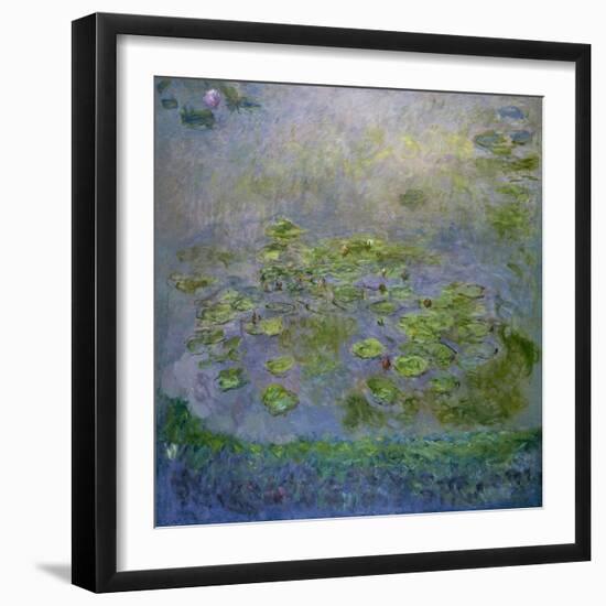 Water Lilies, 1914-1917-Claude Monet-Framed Giclee Print