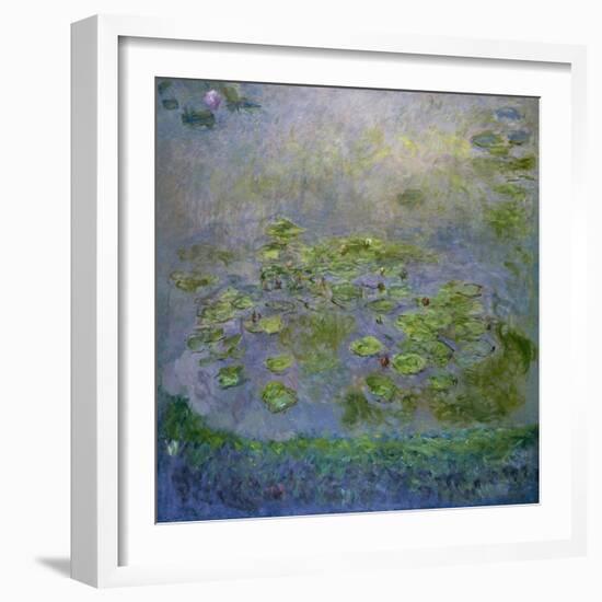 Water Lilies, 1914-1917-Claude Monet-Framed Giclee Print