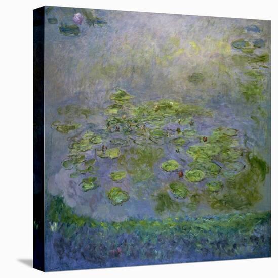 Water Lilies, 1914-1917-Claude Monet-Stretched Canvas