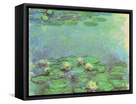 Water Lilies, 1914-Claude Monet-Framed Stretched Canvas