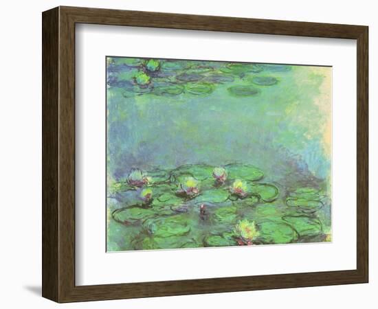 Water Lilies, 1914-Claude Monet-Framed Giclee Print