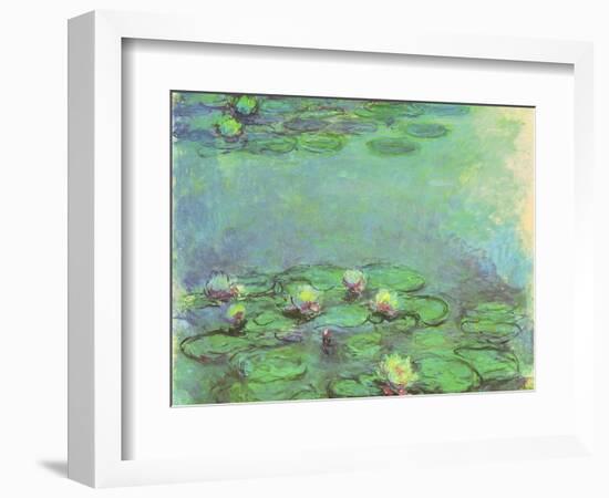 Water Lilies, 1914-Claude Monet-Framed Giclee Print