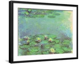 Water Lilies, 1914-Claude Monet-Framed Giclee Print