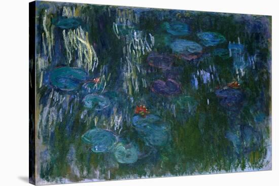 Water Lilies, 1916-19-Claude Monet-Stretched Canvas