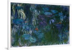 Water Lilies, 1916-19-Claude Monet-Framed Giclee Print