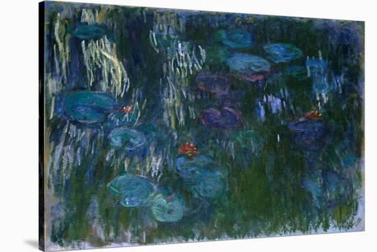 Water Lilies, 1916-19-Claude Monet-Stretched Canvas