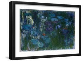 Water Lilies, 1916-19-Claude Monet-Framed Giclee Print