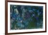 Water Lilies, 1916-19-Claude Monet-Framed Giclee Print