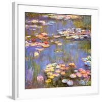 Water Lilies, 1916-Claude Monet-Framed Art Print