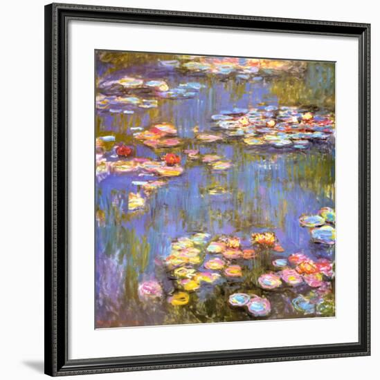 Water Lilies, 1916-Claude Monet-Framed Art Print