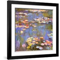 Water Lilies, 1916-Claude Monet-Framed Art Print