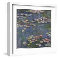 Water Lilies, 1916-Claude Monet-Framed Giclee Print