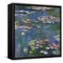 Water Lilies, 1916-Claude Monet-Framed Stretched Canvas