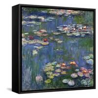 Water Lilies, 1916-Claude Monet-Framed Stretched Canvas