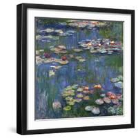 Water Lilies, 1916-Claude Monet-Framed Giclee Print