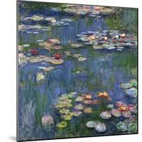 Water Lilies, 1916-Claude Monet-Mounted Giclee Print