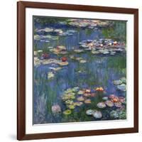 Water Lilies, 1916-Claude Monet-Framed Giclee Print