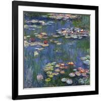 Water Lilies, 1916-Claude Monet-Framed Giclee Print