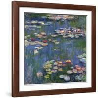 Water Lilies, 1916-Claude Monet-Framed Giclee Print