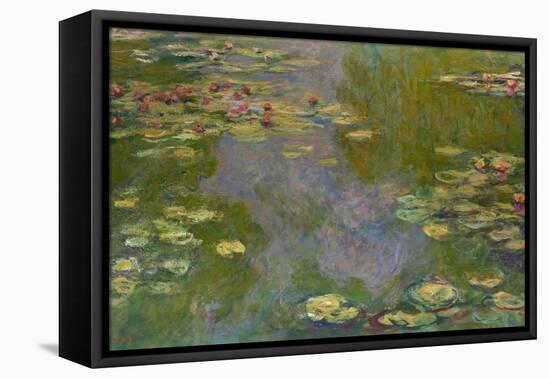 Water Lilies, 1919-Claude Monet-Framed Stretched Canvas