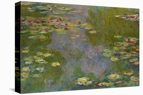 Water Lilies, 1919-Claude Monet-Stretched Canvas