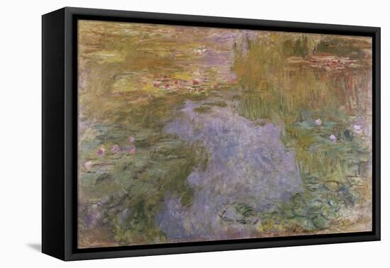 Water Lilies, 1919-Claude Monet-Framed Stretched Canvas