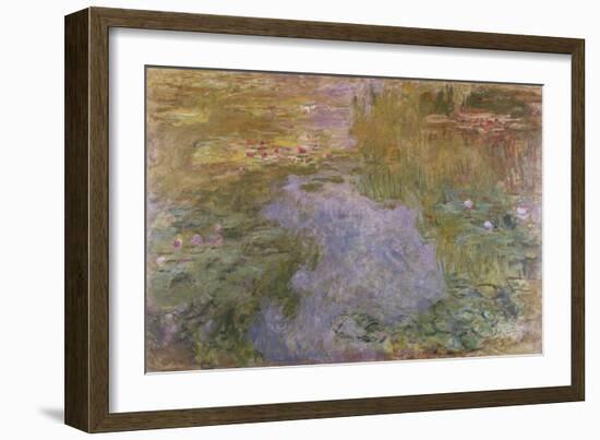 Water Lilies, 1919-Claude Monet-Framed Giclee Print