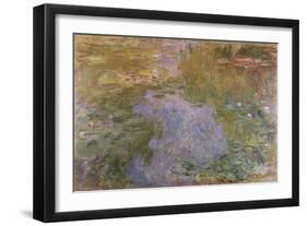 Water Lilies, 1919-Claude Monet-Framed Giclee Print