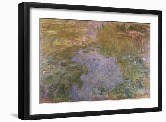 Water Lilies, 1919-Claude Monet-Framed Giclee Print