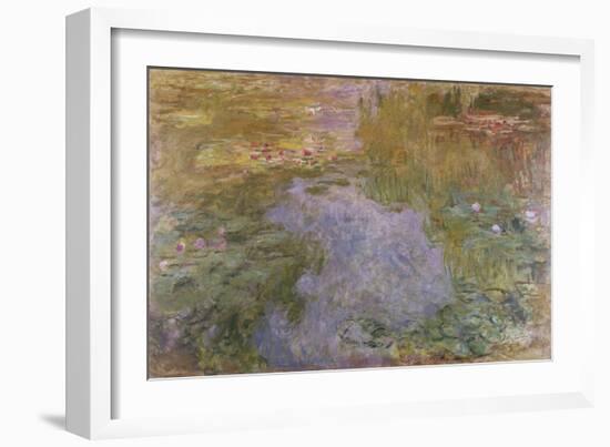 Water Lilies, 1919-Claude Monet-Framed Giclee Print