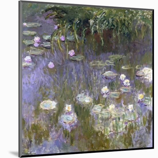 Water Lilies, 1922-Claude Monet-Mounted Art Print