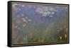 Water Lilies (Agapanthus), c.1915-26 (oil on canvas)-Claude Monet-Framed Stretched Canvas