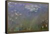 Water Lilies (Agapanthus), c.1915-26 (oil on canvas)-Claude Monet-Framed Stretched Canvas