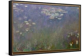 Water Lilies (Agapanthus), c.1915-26 (oil on canvas)-Claude Monet-Framed Stretched Canvas