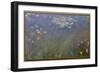 Water Lilies (Agapanthus), c.1915-26 (oil on canvas)-Claude Monet-Framed Giclee Print