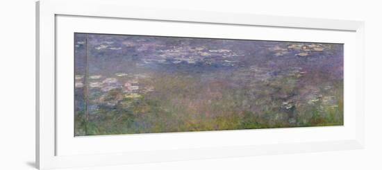 Water Lilies (Agapanthus) C.1915-26 (Oil on Canvas)-Claude Monet-Framed Premium Giclee Print
