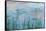 Water Lilies and Clouds, Lone Jack Pond, Northern Forest, Maine-Jerry & Marcy Monkman-Framed Stretched Canvas