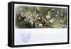 Water-Lilies and Water Fairies-Richard Doyle-Framed Stretched Canvas