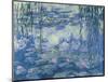 Water Lilies and Willow Branches-Claude Monet-Mounted Art Print