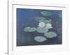 Water Lilies by Nightfall-Claude Monet-Framed Art Print