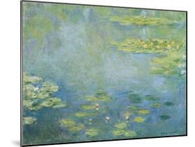 Water Lilies, c.1906 (oil on canvas)-Claude Monet-Mounted Giclee Print