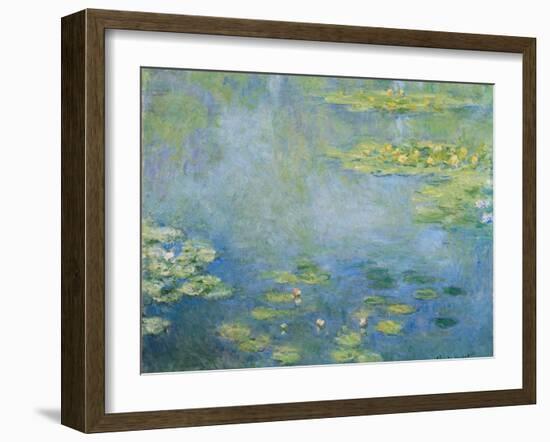 Water Lilies, C. 1906-Claude Monet-Framed Giclee Print