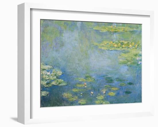 Water Lilies, C. 1906-Claude Monet-Framed Giclee Print