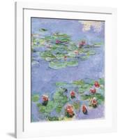 Water Lilies, c. 1914-1917-Claude Monet-Framed Art Print