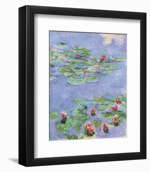 Water Lilies, c. 1914-1917-Claude Monet-Framed Art Print